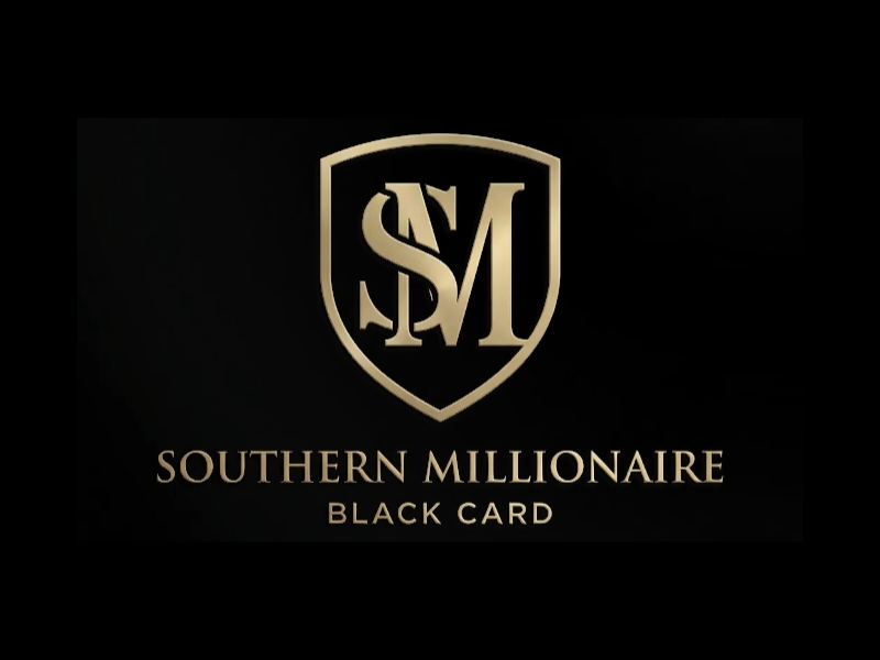 Southern Millionaire Black Card logo design by Marena