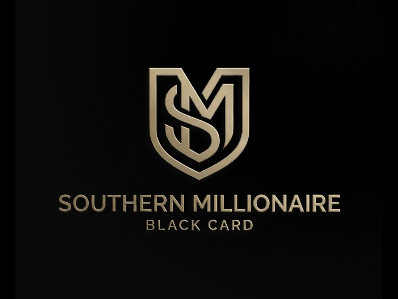 Southern Millionaire Black Card logo design by Marena