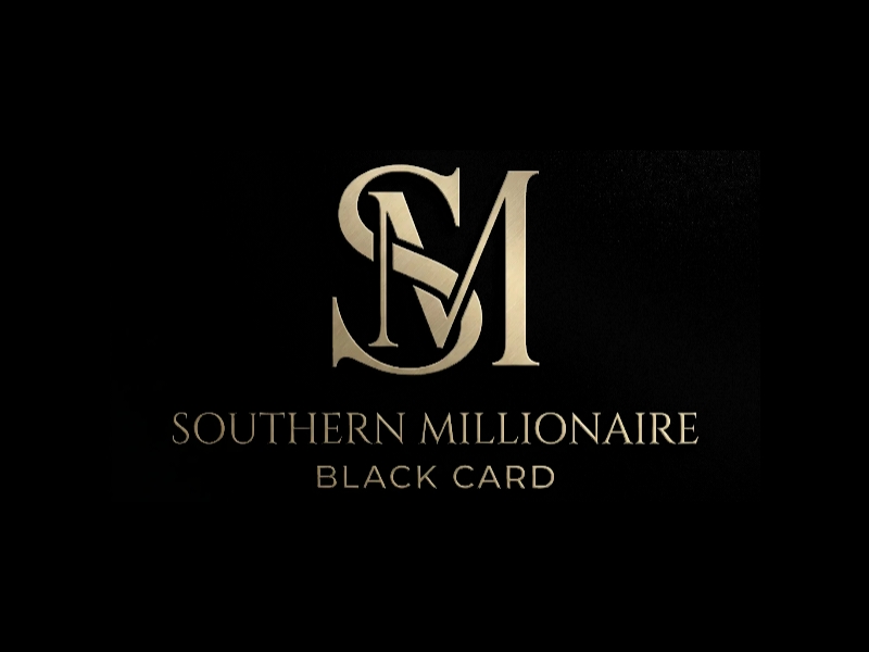 Southern Millionaire Black Card logo design by Marena