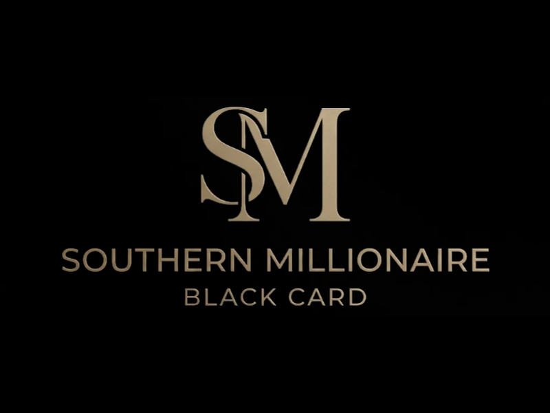 Southern Millionaire Black Card logo design by Marena