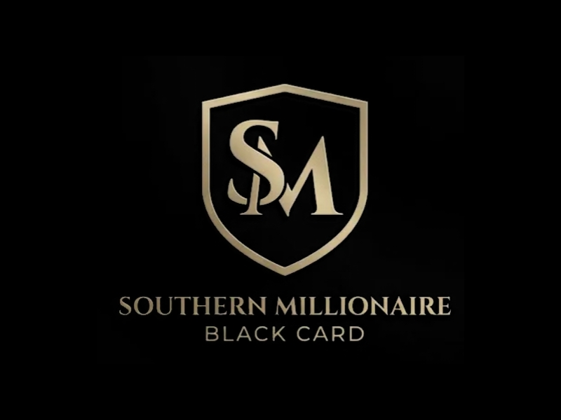 Southern Millionaire Black Card logo design by Marena