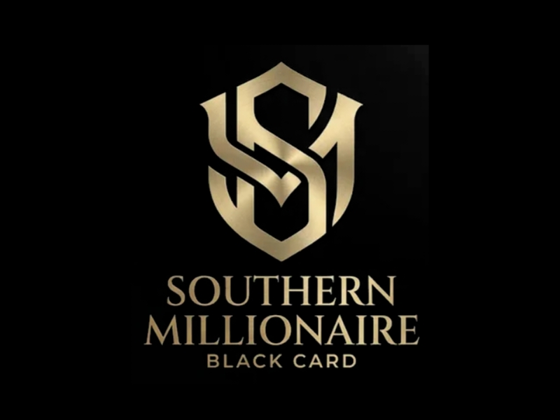Southern Millionaire Black Card logo design by Marena