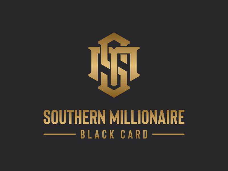 Southern Millionaire Black Card logo design by veter