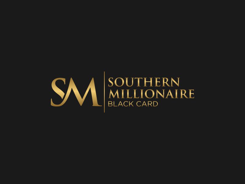 Southern Millionaire Black Card logo design by Snapp