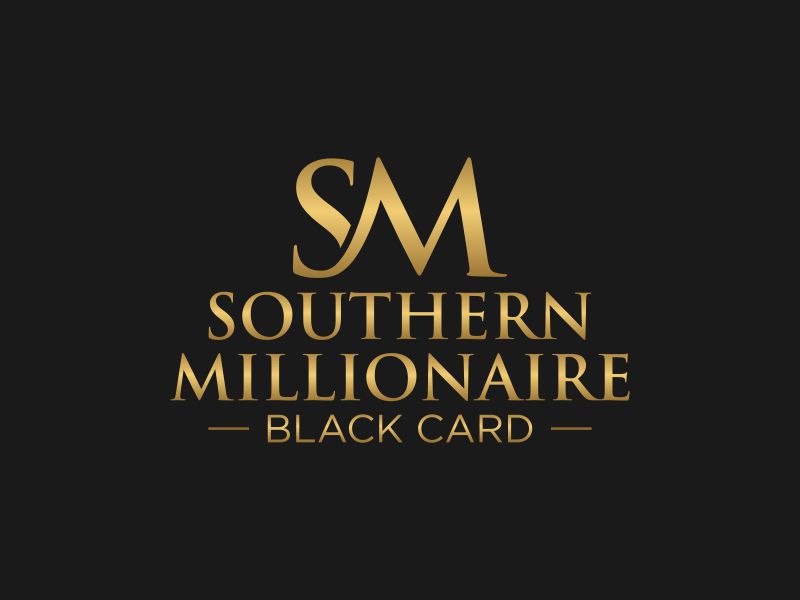 Southern Millionaire Black Card logo design by Snapp