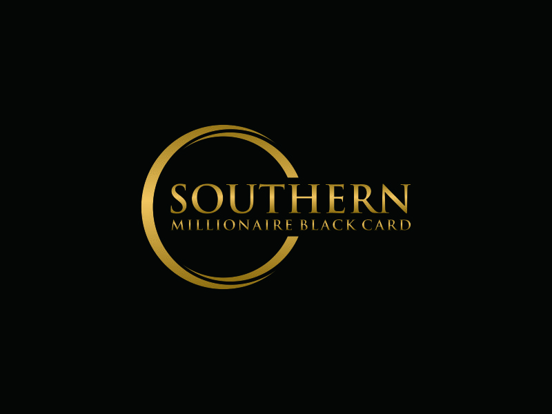 Southern Millionaire Black Card logo design by ozenkgraphic