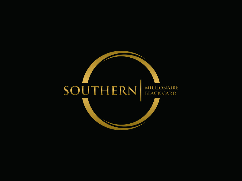 Southern Millionaire Black Card logo design by ozenkgraphic