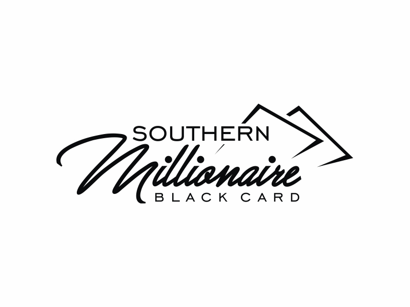 Southern Millionaire Black Card logo design by reya_ngamuxz