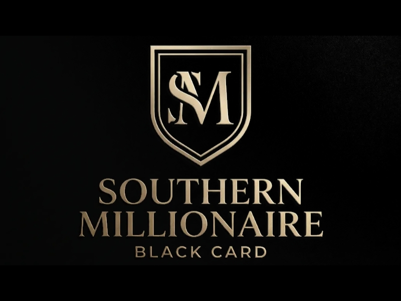 Southern Millionaire Black Card logo design by Marena