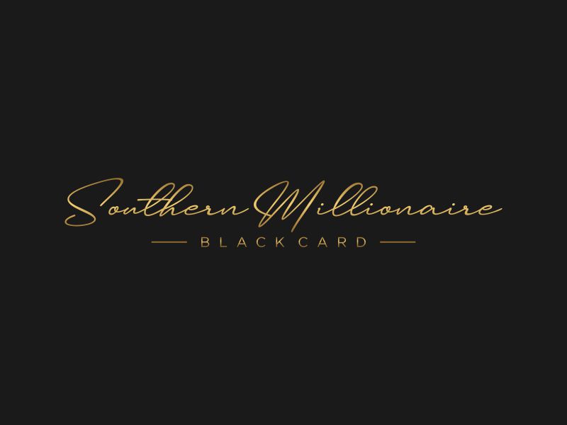 Southern Millionaire Black Card logo design by Snapp