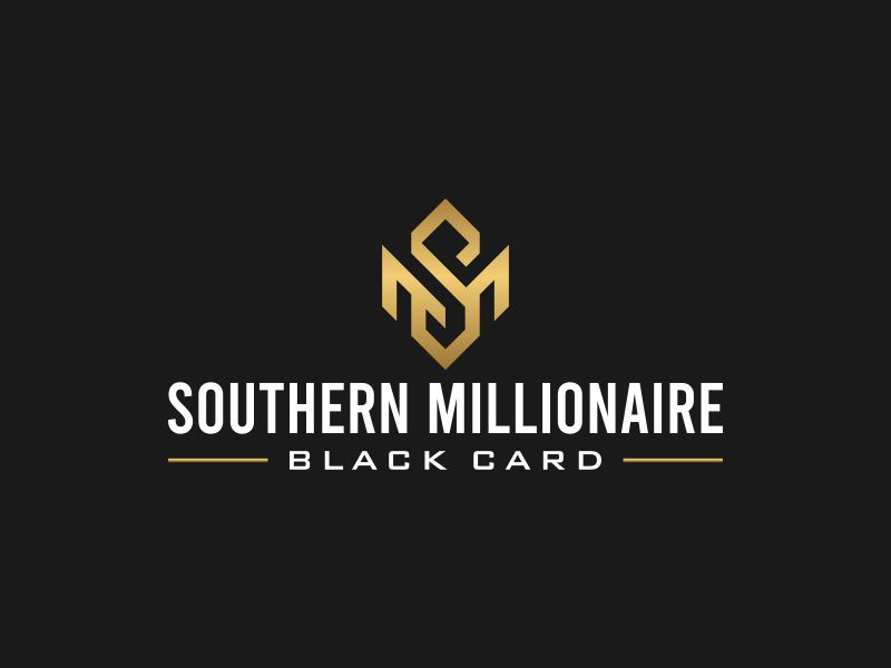 Southern Millionaire Black Card logo design by Snapp