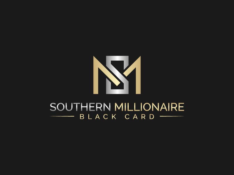 Southern Millionaire Black Card logo design by Osama Salem