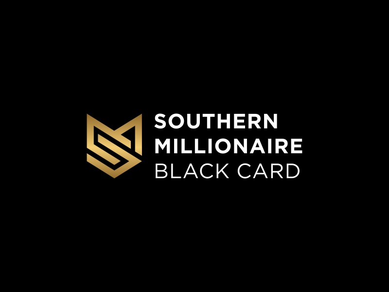 Southern Millionaire Black Card logo design by Franky.