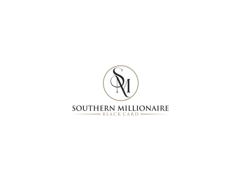 Southern Millionaire Black Card logo design by RIANW