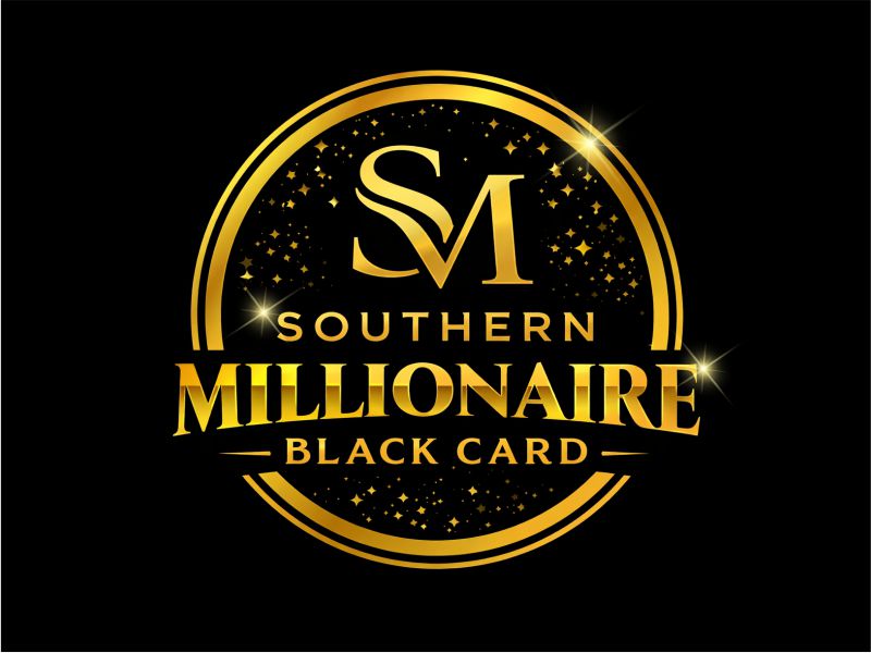 Southern Millionaire Black Card logo design by Girly