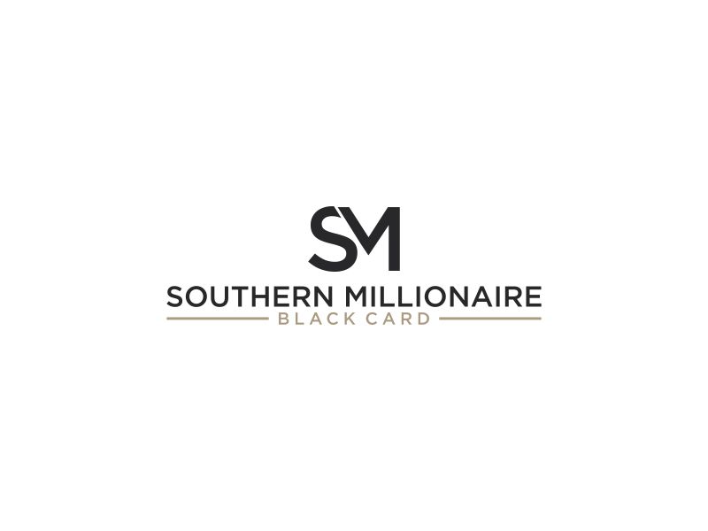 Southern Millionaire Black Card logo design by RIANW
