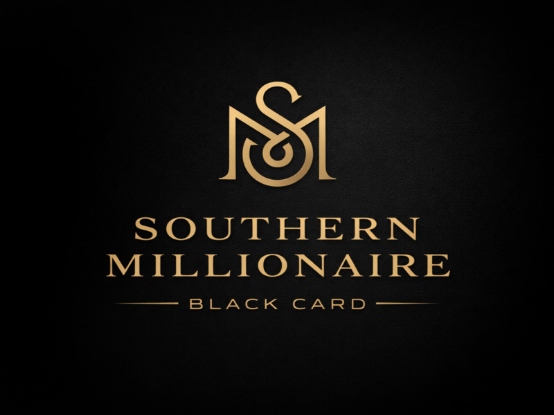 Southern Millionaire Black Card logo design by MarkindDesign
