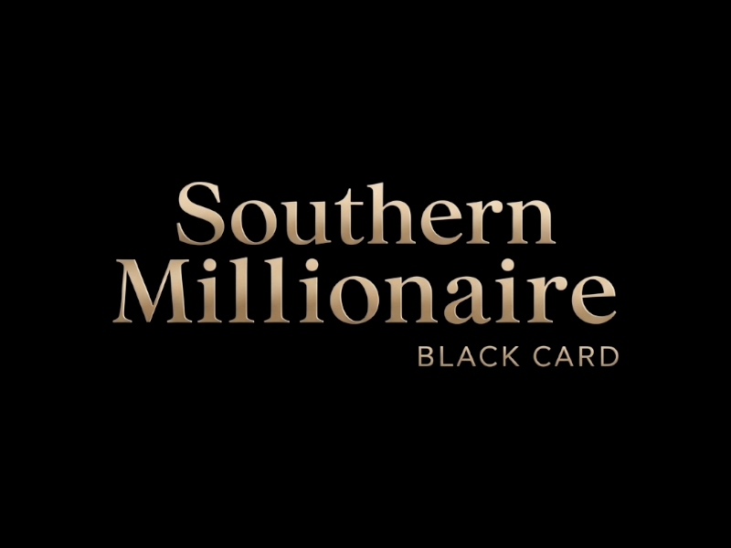 Southern Millionaire Black Card logo design by iffikhan