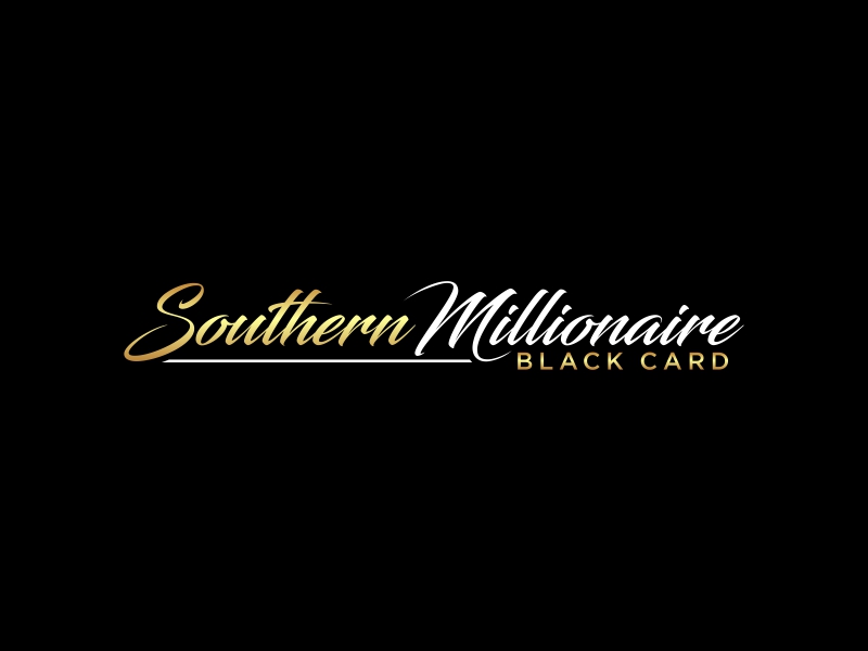 Southern Millionaire Black Card logo design by westiqius