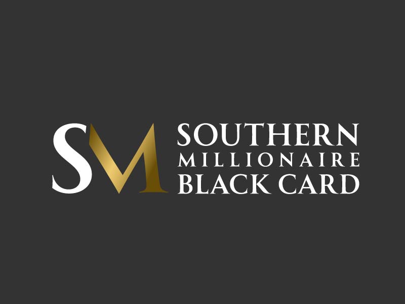 Southern Millionaire Black Card logo design by superbeam