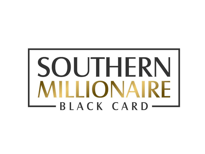 Southern Millionaire Black Card logo design by superbeam