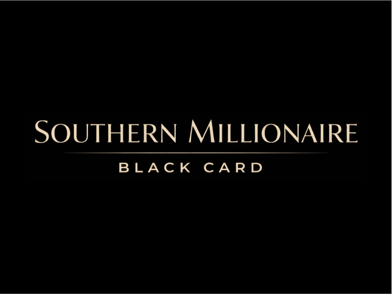 Southern Millionaire Black Card logo design by cintoko