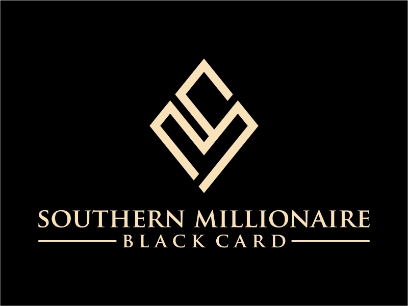 Southern Millionaire Black Card logo design by cintoko