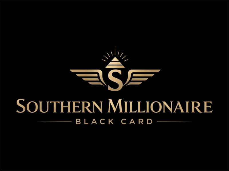 Southern Millionaire Black Card logo design by cintoko