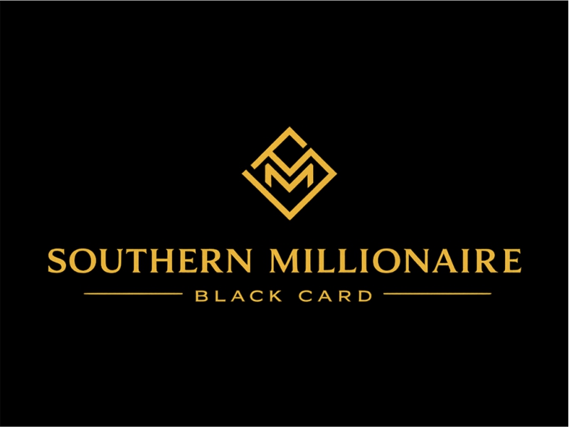 Southern Millionaire Black Card logo design by cintoko