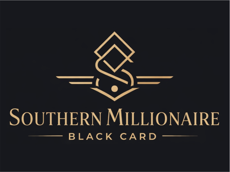 Southern Millionaire Black Card logo design by cintoko