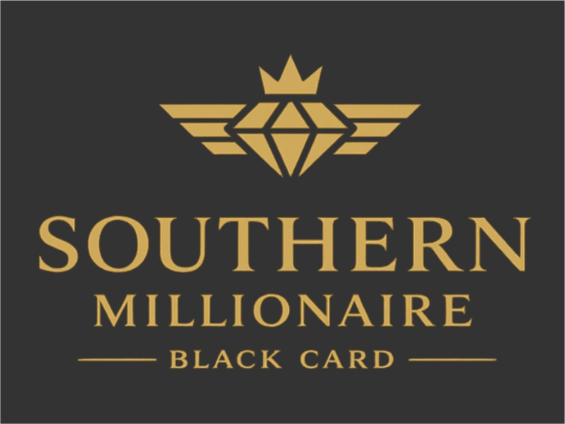 Southern Millionaire Black Card logo design by cintoko