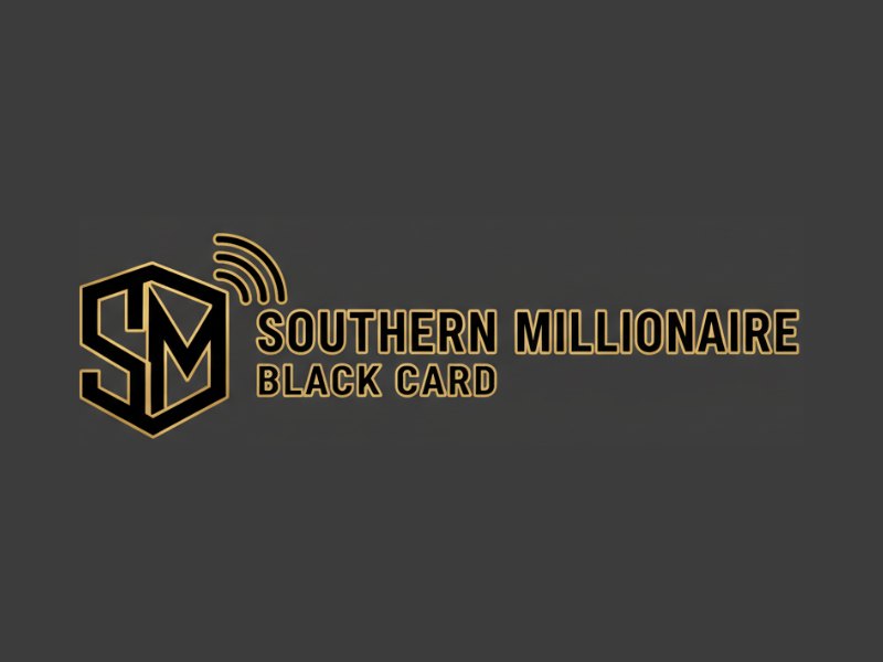 Southern Millionaire Black Card logo design by AndreBWid