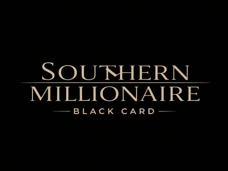 Southern Millionaire Black Card logo design by AndreBWid