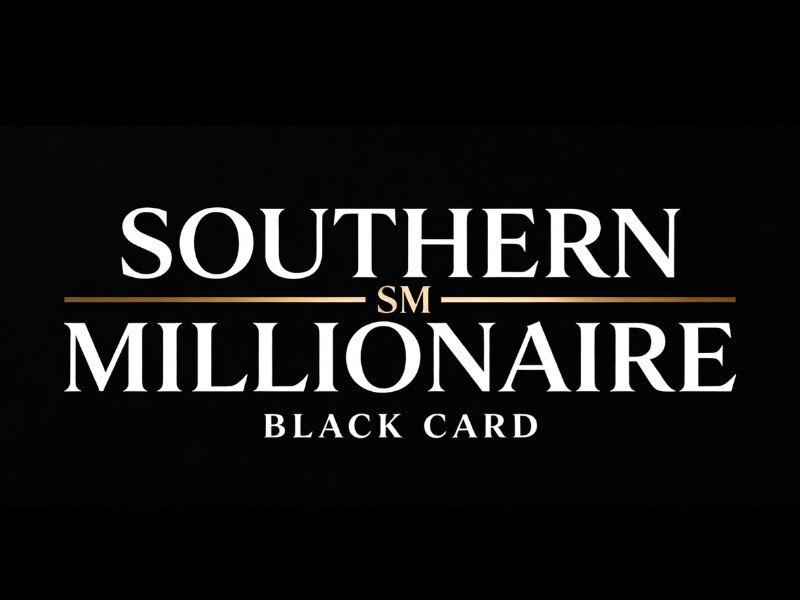 Southern Millionaire Black Card logo design by AndreBWid