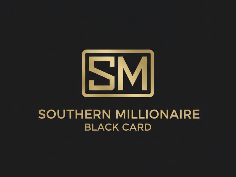 Southern Millionaire Black Card logo design by AndreBWid