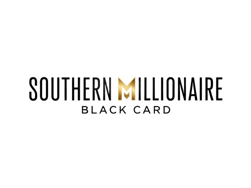 Southern Millionaire Black Card logo design by Ayamas