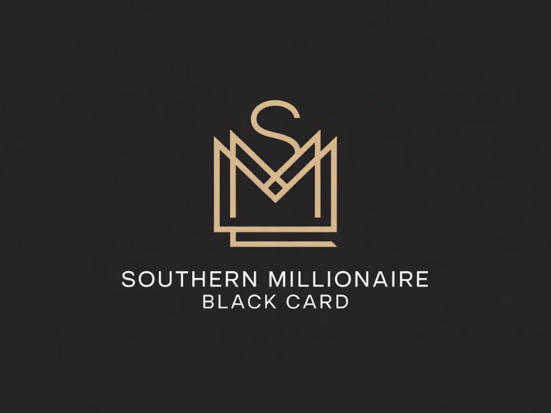 Southern Millionaire Black Card logo design by joni