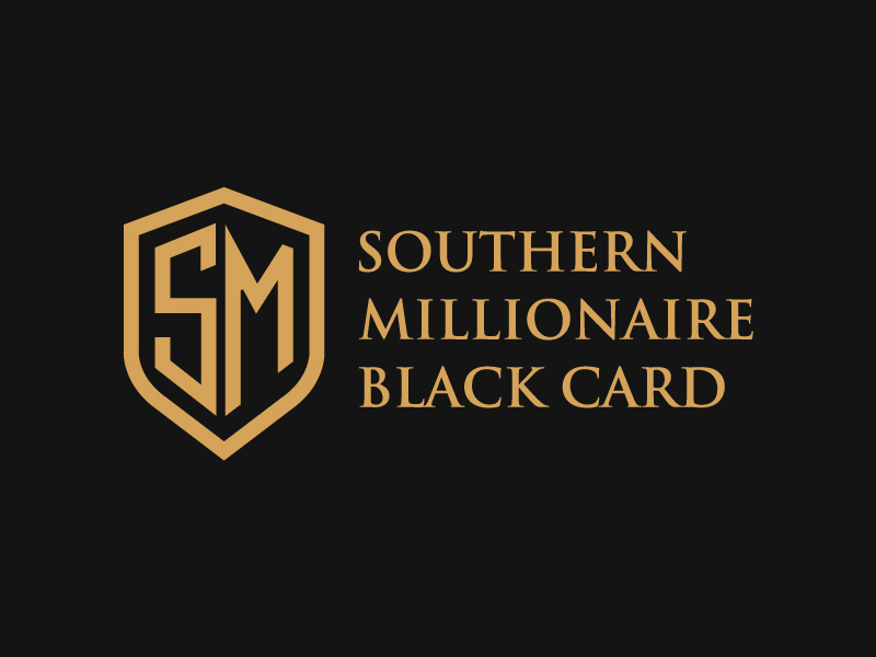 Southern Millionaire Black Card logo design by Vins