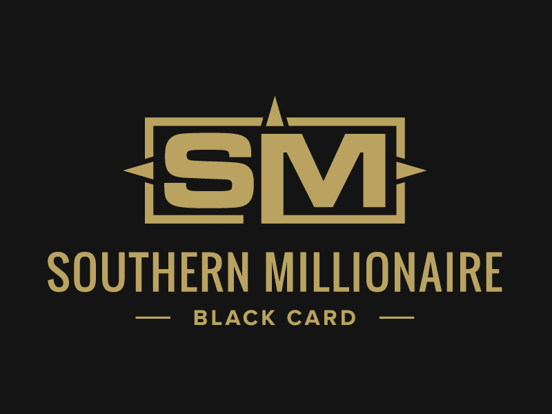 Southern Millionaire Black Card logo design by Vins