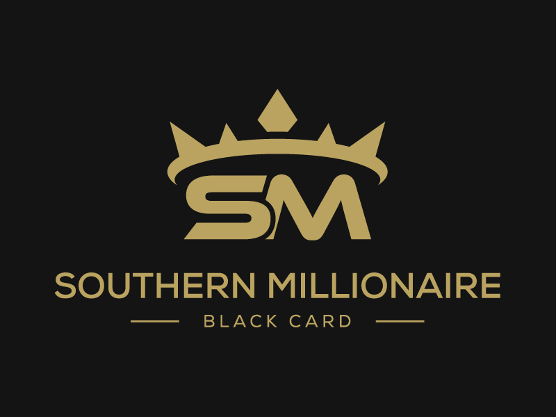 Southern Millionaire Black Card logo design by Vins