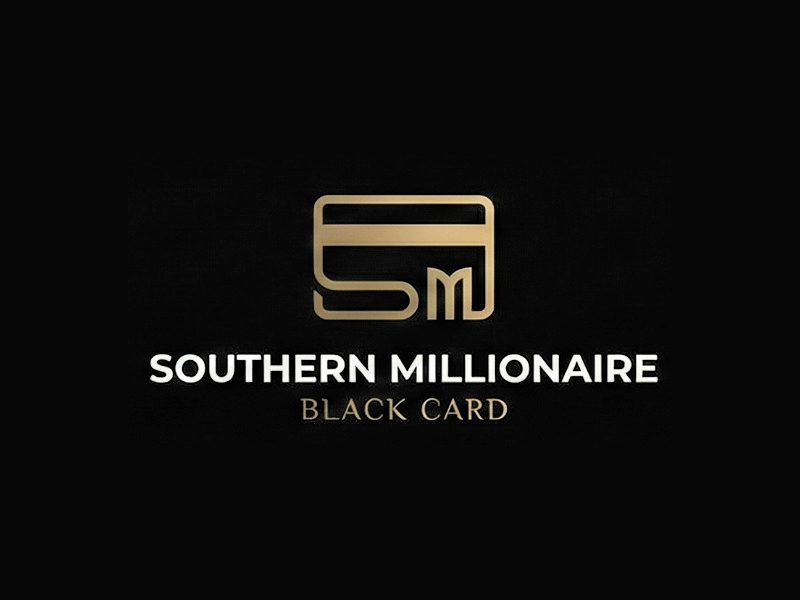 Southern Millionaire Black Card logo design by cwrproject