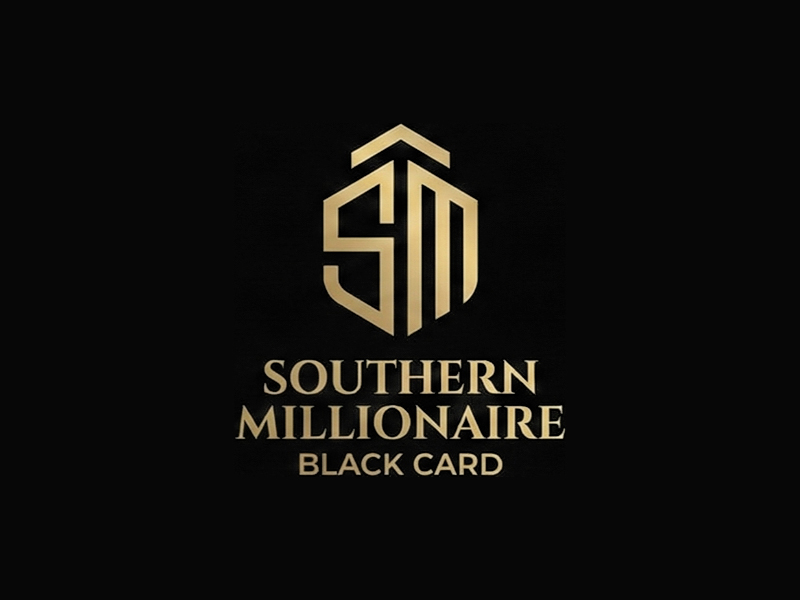 Southern Millionaire Black Card logo design by cwrproject