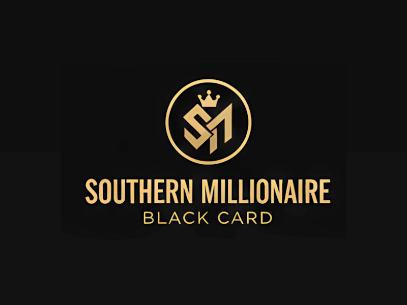 Southern Millionaire Black Card logo design by cwrproject