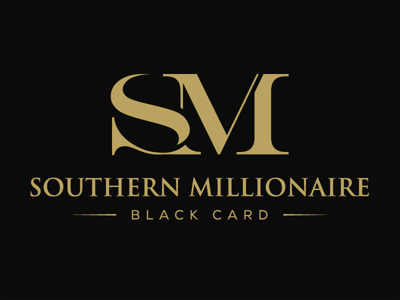 Southern Millionaire Black Card logo design by Vins