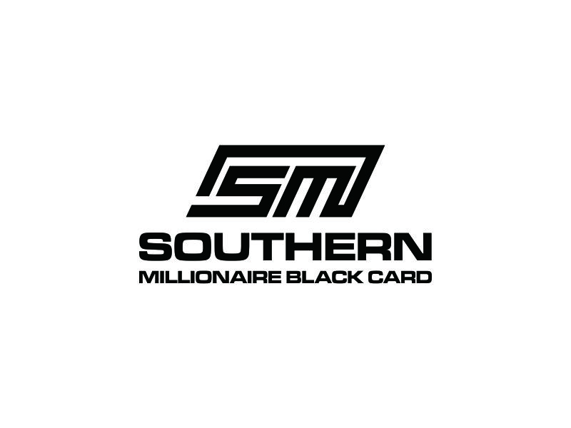 Southern Millionaire Black Card logo design by azizah