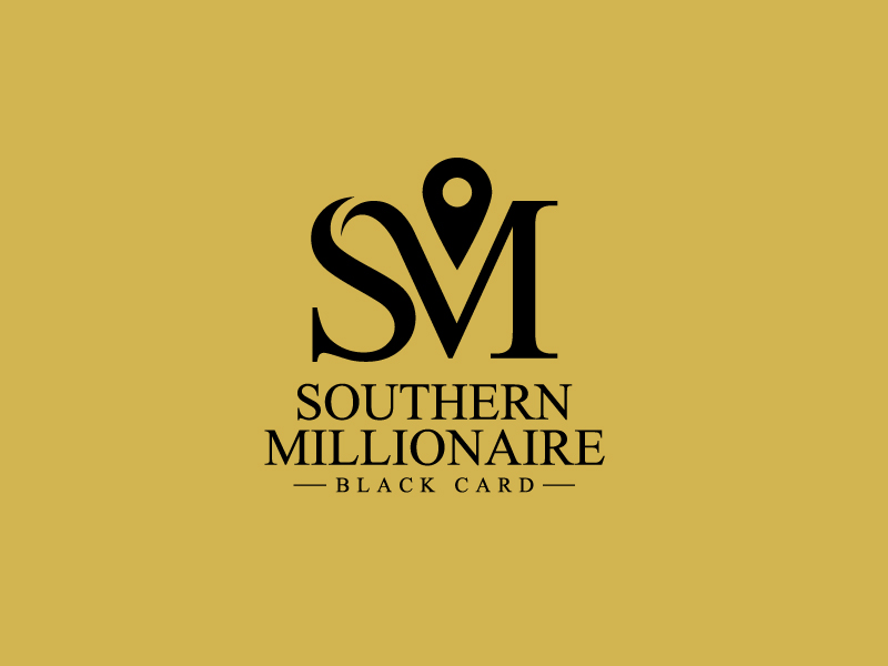 Southern Millionaire Black Card logo design by DreamLogoDesign