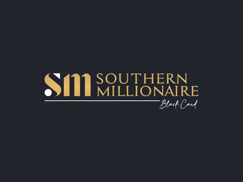 Southern Millionaire Black Card logo design by DreamLogoDesign