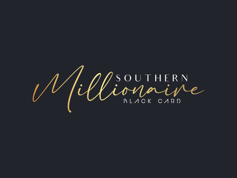 Southern Millionaire Black Card logo design by DreamLogoDesign