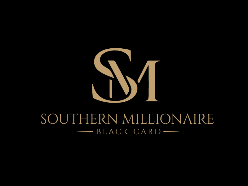 Southern Millionaire Black Card logo design by DreamLogoDesign
