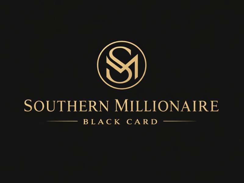 Southern Millionaire Black Card logo design by maya